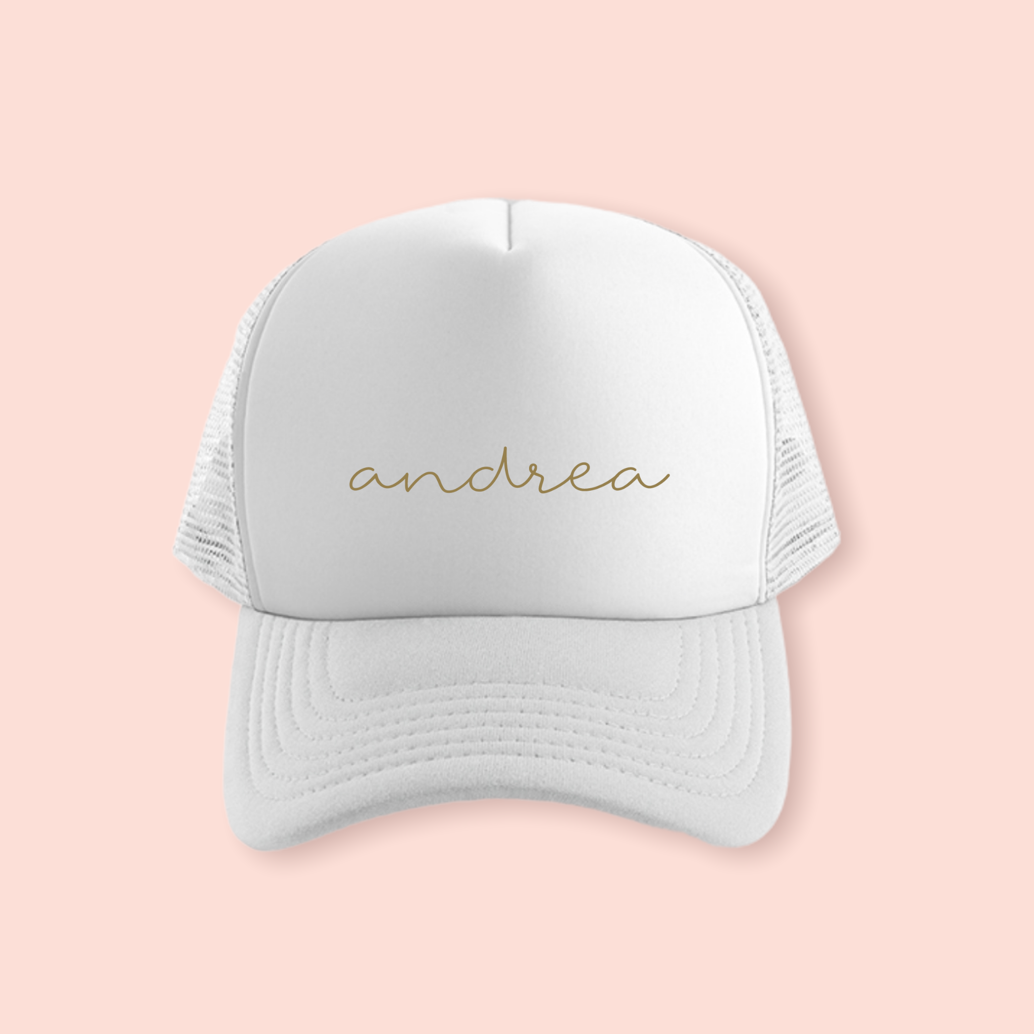 Gorra blanca personalizada