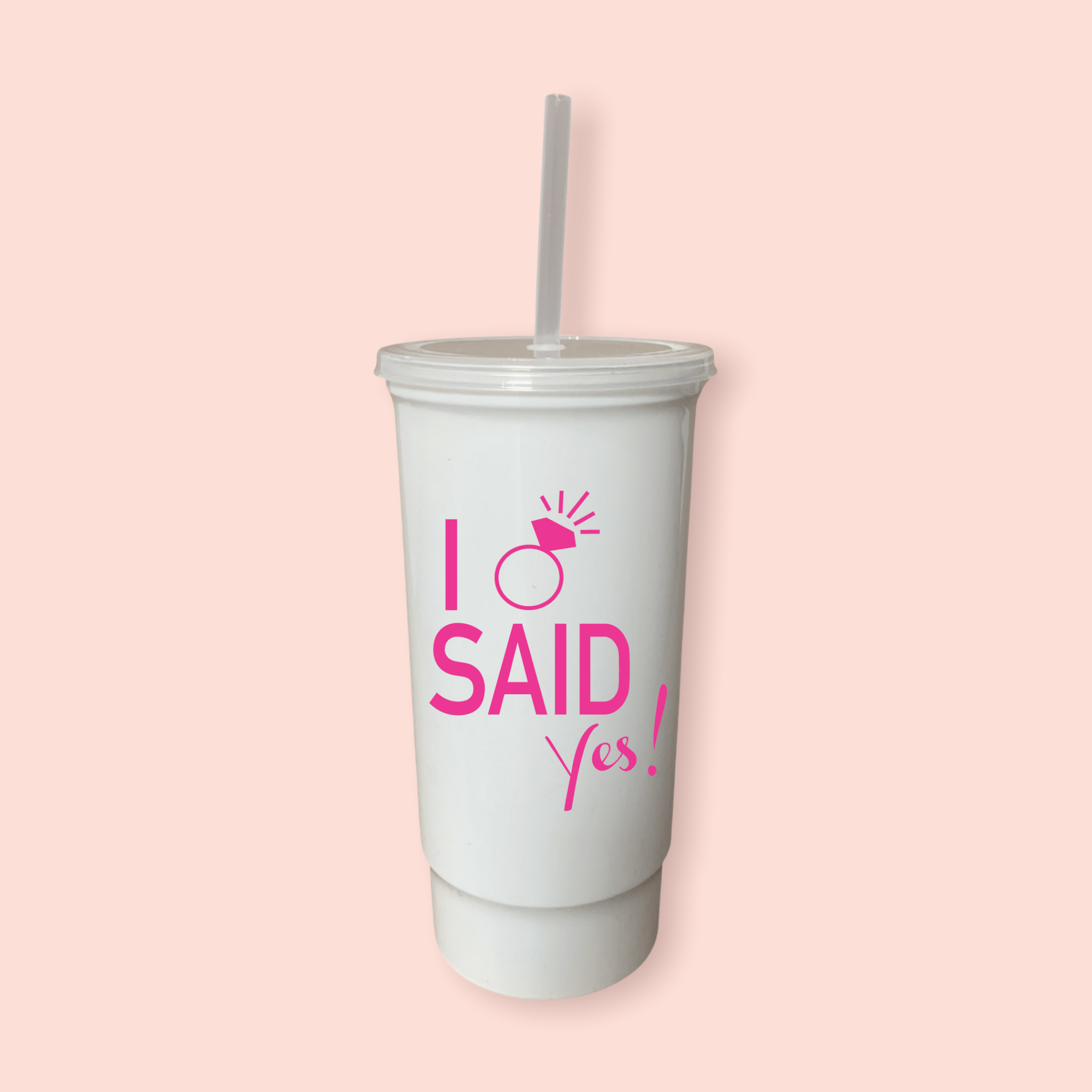 Vaso grande "I said yes!"