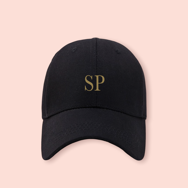 Gorra negra personalizada