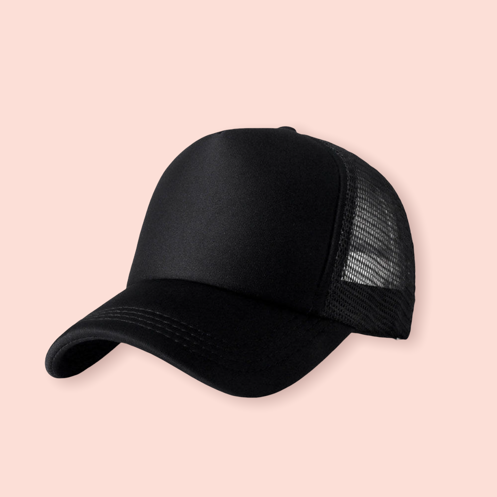 Gorra negra personalizada