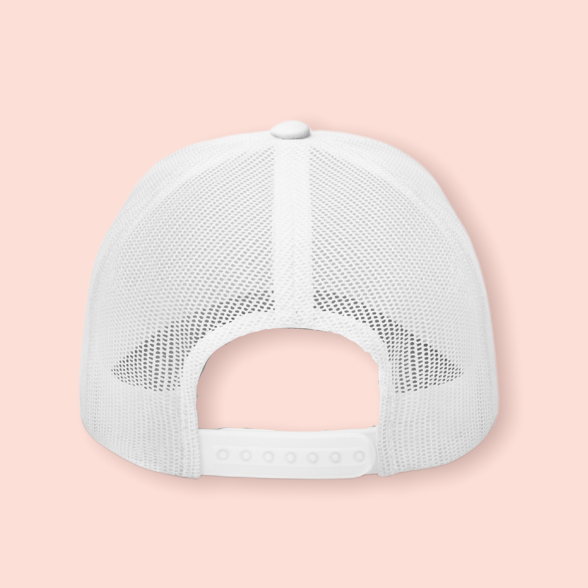 Gorra blanca personalizada con iniciales