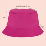 Bucket hat rosa personalizado