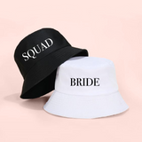 Bucket hat blanco "bride"