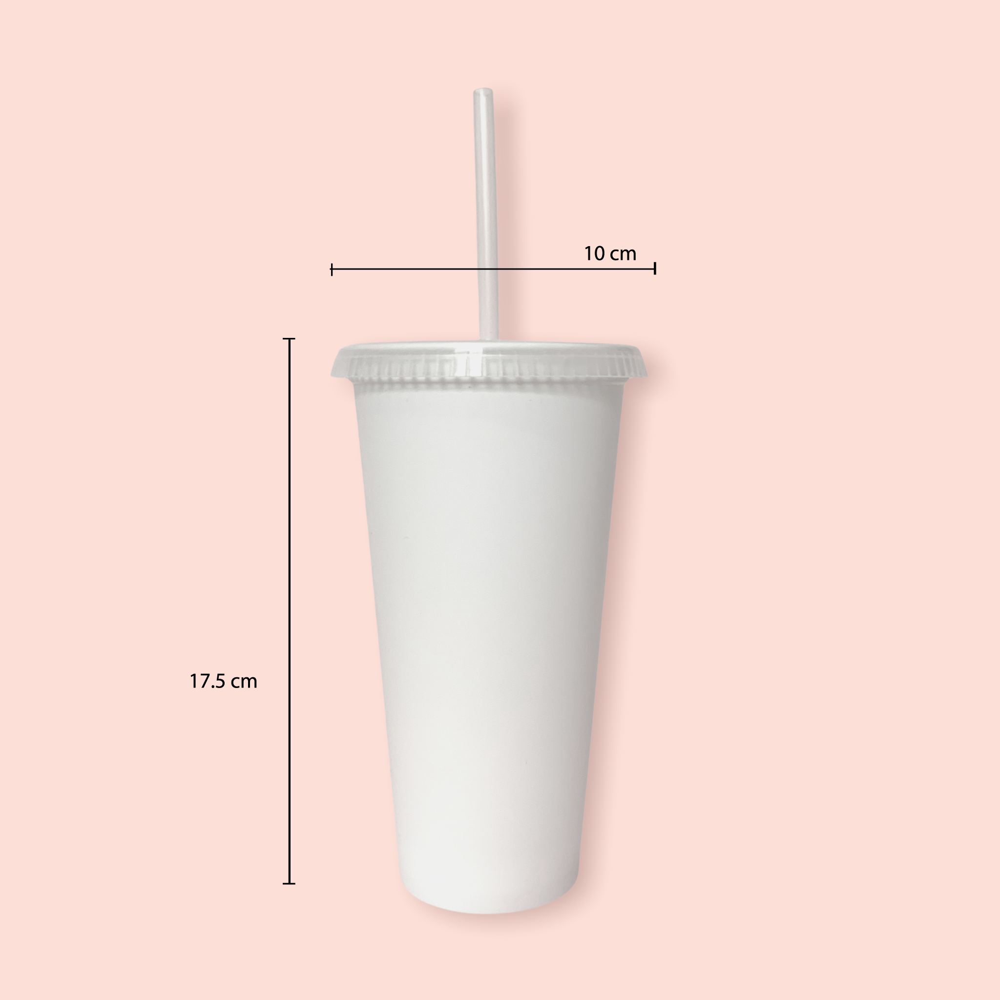 Vaso mediano personalizado con iniciales