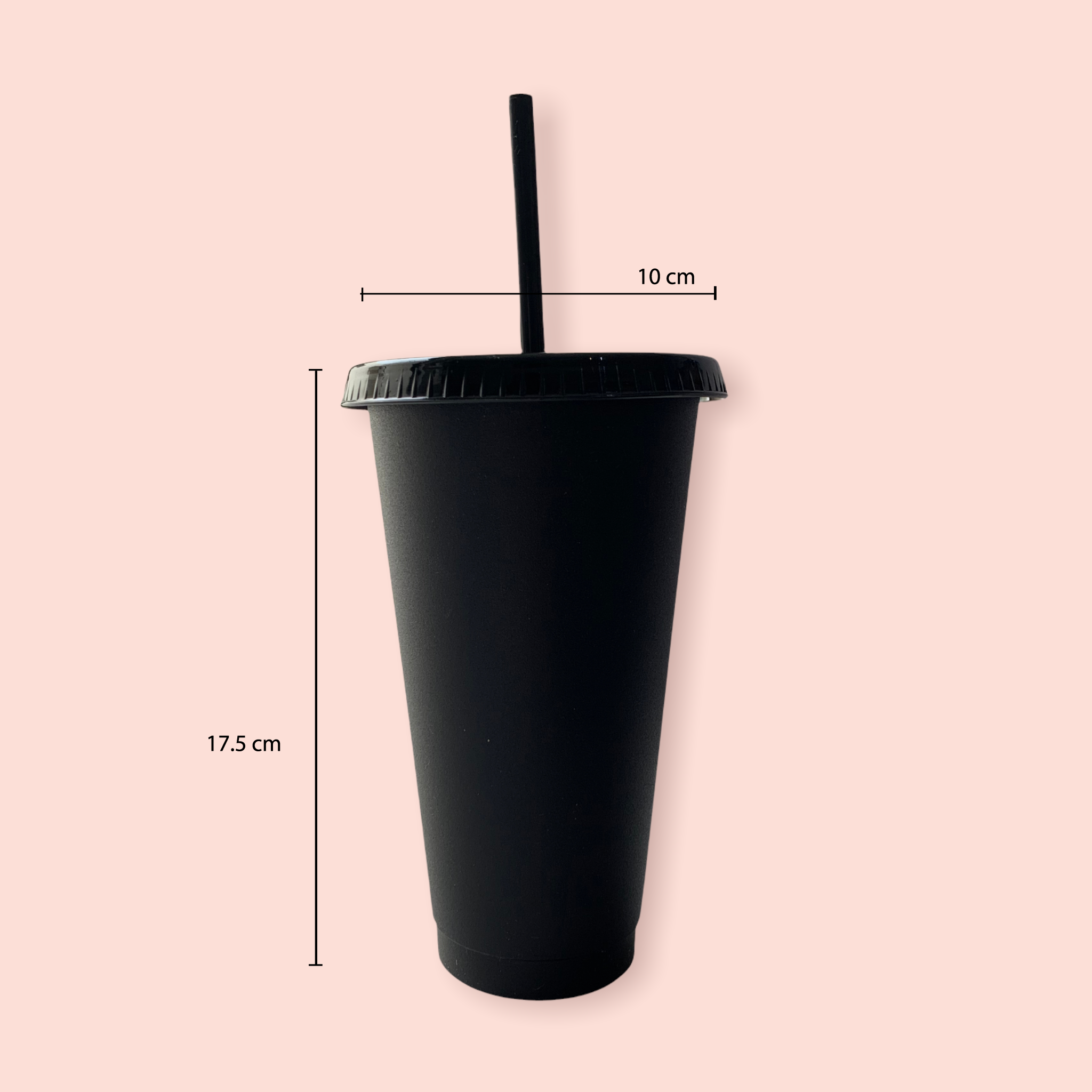Vaso mediano personalizado con iniciales